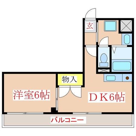 スプリングハイムの物件間取画像